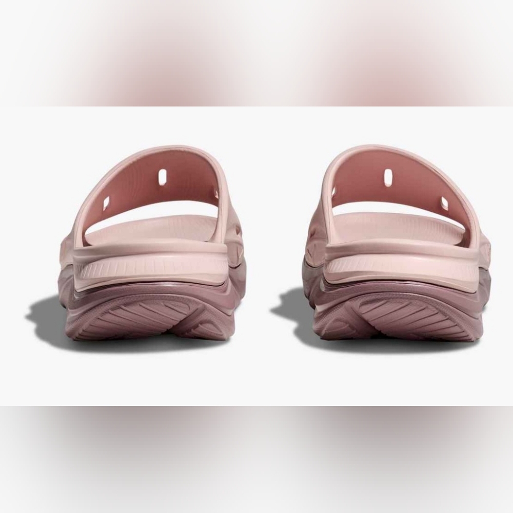 HOKA ORA Recovery 3 pale mauve wistful mauve Slides size 13 Women 11 Men new - Picture 4 of 6